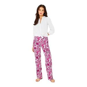 NWT Lilly Pulitzer UPF 50+ 32" Grenada Knit Pant - Size M